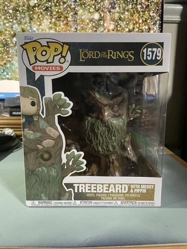 Funko Pop! Vinyl 6 in: The Lord of the Rings #1579 Treebeard with Merry & Pippin