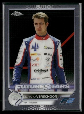 Richard Verschoor 2022 Topps Chrome Formula 1 Trident F2 #93