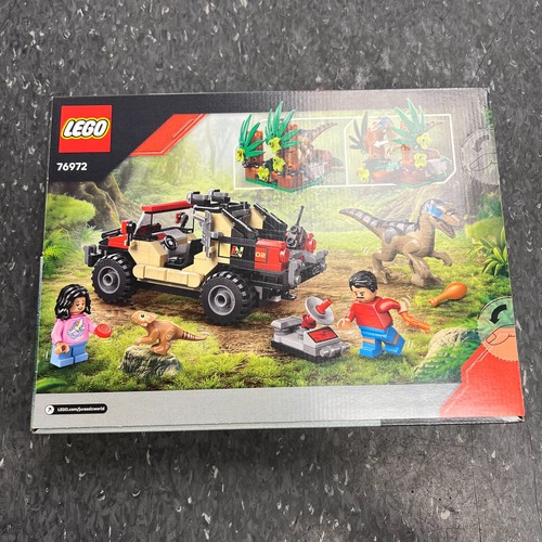 LEGO - JURASSIC WORLD SET 76972 - RAPTOR OFF-ROAD ESCAPE *NEW* - Picture 2 of 2