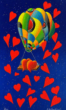 MELONISKI - Serigrafia cm 20x30 - " Viaggio del cuore "
