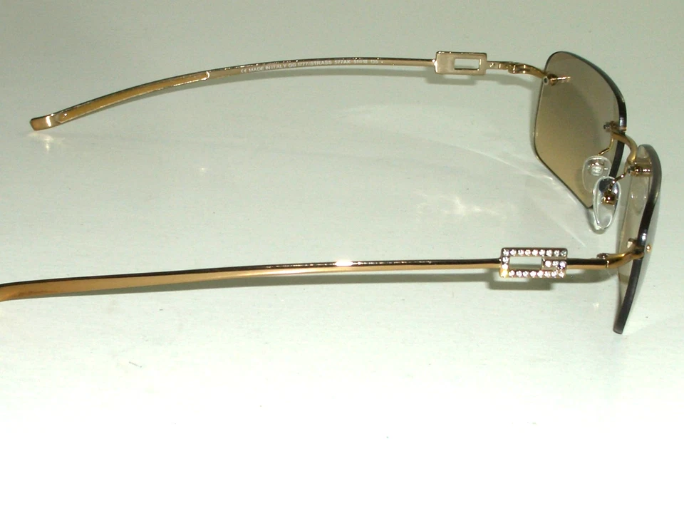 GAFAS DE SOL GUCCI ITALY GG1777/STRASS 51[]18-135 MARRÓN ELEGANTES RECTANGULARES SIN MONTURA Foto 4 de 4