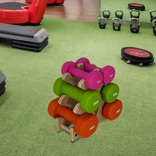 Estante de almacenamiento de mancuernas para gimnasio en casa ejercicio levantamiento de pesas
