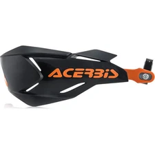 Acerbis X-Factory Handguards - Black/Orange 2634661009