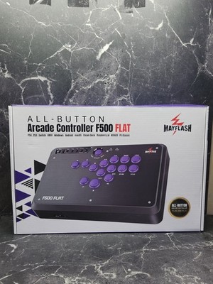 MAYFLASH F500 FLAT Fight Stick All Button Arcade Controller for PS4 PC Xbox S/X