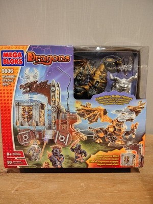 Mega Bloks Dragons 9806 Wizards strong box New Sealed.