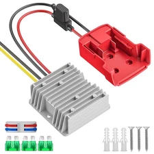 DC 18V to 12V 20A 240W Step Down Converter Compatible with Milwaukee 18V Battery