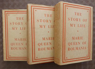 Rare find: The Story of My Life by Marie, Queen of Roumania, all 3 volumes