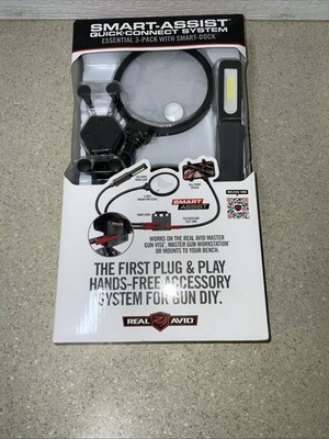 Real Avid Smart-Assist Quick-Connect System 3-Pack Work Light Magnifier Dock