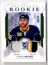 2016-17 Upper Deck Artifacts Justin Bailey Rookie Jersey/Patch 83/99 Buffalo