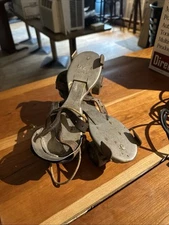 Vintage Rollfast Steel Roller Skates - Original Leather Straps