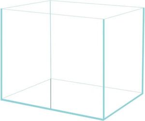Small Nano Tall Rimless Tank, Glass Fish Tank, Betta Tank (0.7 Gallon, 5.9X4.3X5