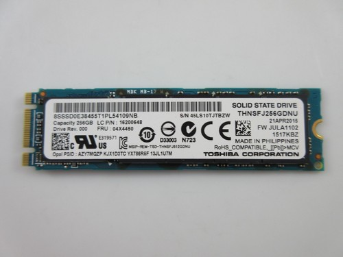 Ssd SATA M.2 TOSHIBA THNSFJ256GDNU 256GB Original #0 - 第 1/2 張圖片