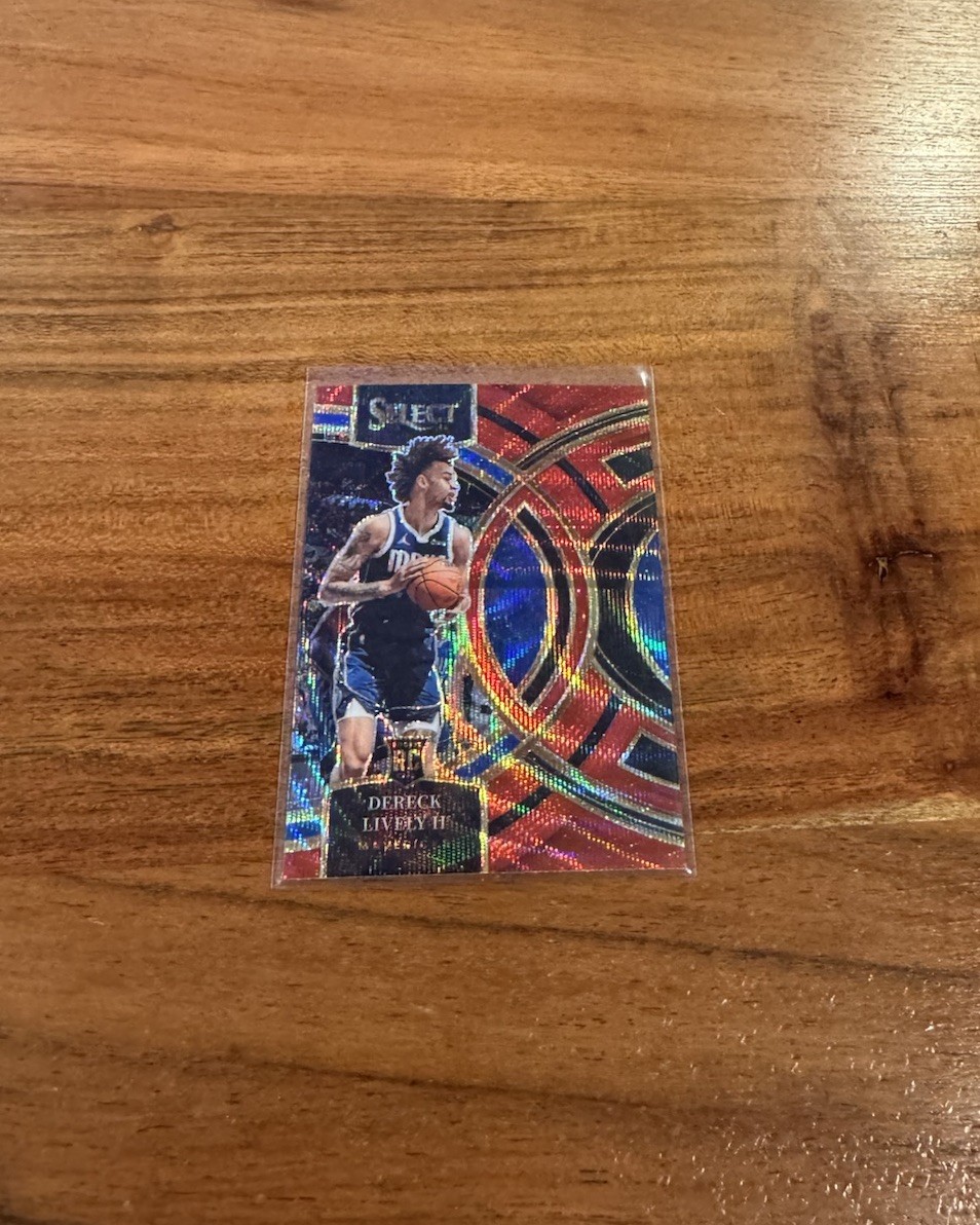 Dereck Lively II 2023-24 Panini Select Red Wave Prizm SP Rookie RC Premier NRMT+