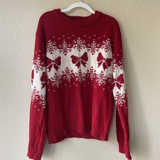 H M Jacquard Cotton Sweater Girl Size 8-10