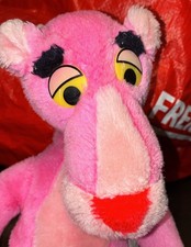 vintage Pink Panther plush 1964 by Mighty Star 15 inches Mirisch-Geoffrey