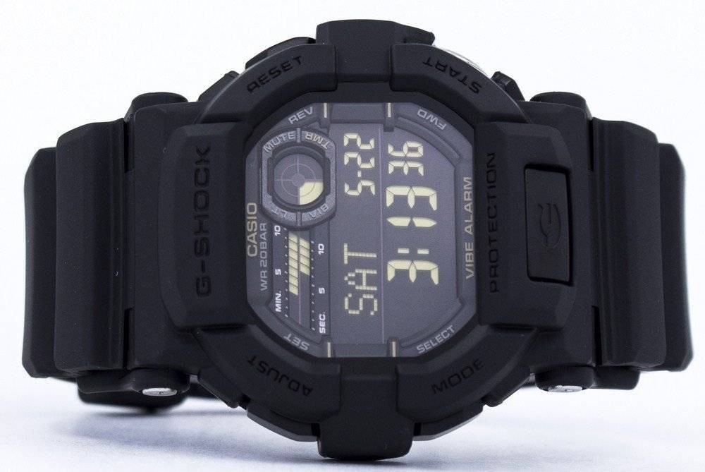 Casio G-Shock GD-350-1BCR Resin Digital Men's Wrist Watch