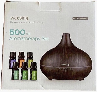Aromatherapy Essential Oil Diffuser 500 ml By VicTsing New (No Oils)