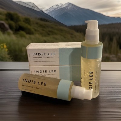 2 Indie Lee Brightening Cleanser ~ Strawberry Seed & Tomato 2 x 4.2 oz NIB