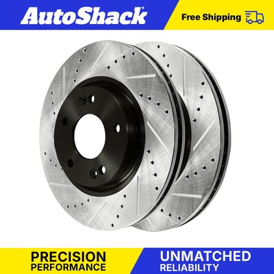 Front Coated Disc Brake Rotors Set forÂ Hyundai Sonata Kia Optima Forte V6