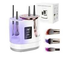 3 IN 1 Electric Makeup Brush Cleaner,Automatic Makeup Brush Cleaner with Makeup 