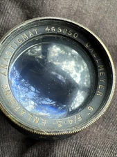 Pre Owned Brass Dallmeyer Enlarging Anastigmat 6” f 4.5
