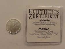 Mexiko, Siegesg&ouml;ttin, 1995, 1/10 Unze Silber, stempelglanz