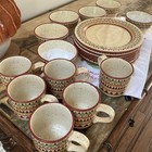 Pfaltzgraff Tempe Luncheon/Salad Plates Set of 4 Southwest Stoneware 9.25” — photo 1