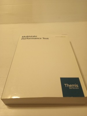 Multistate Performance Test Themis Bar Review 2021 Edition Has Notes Written 