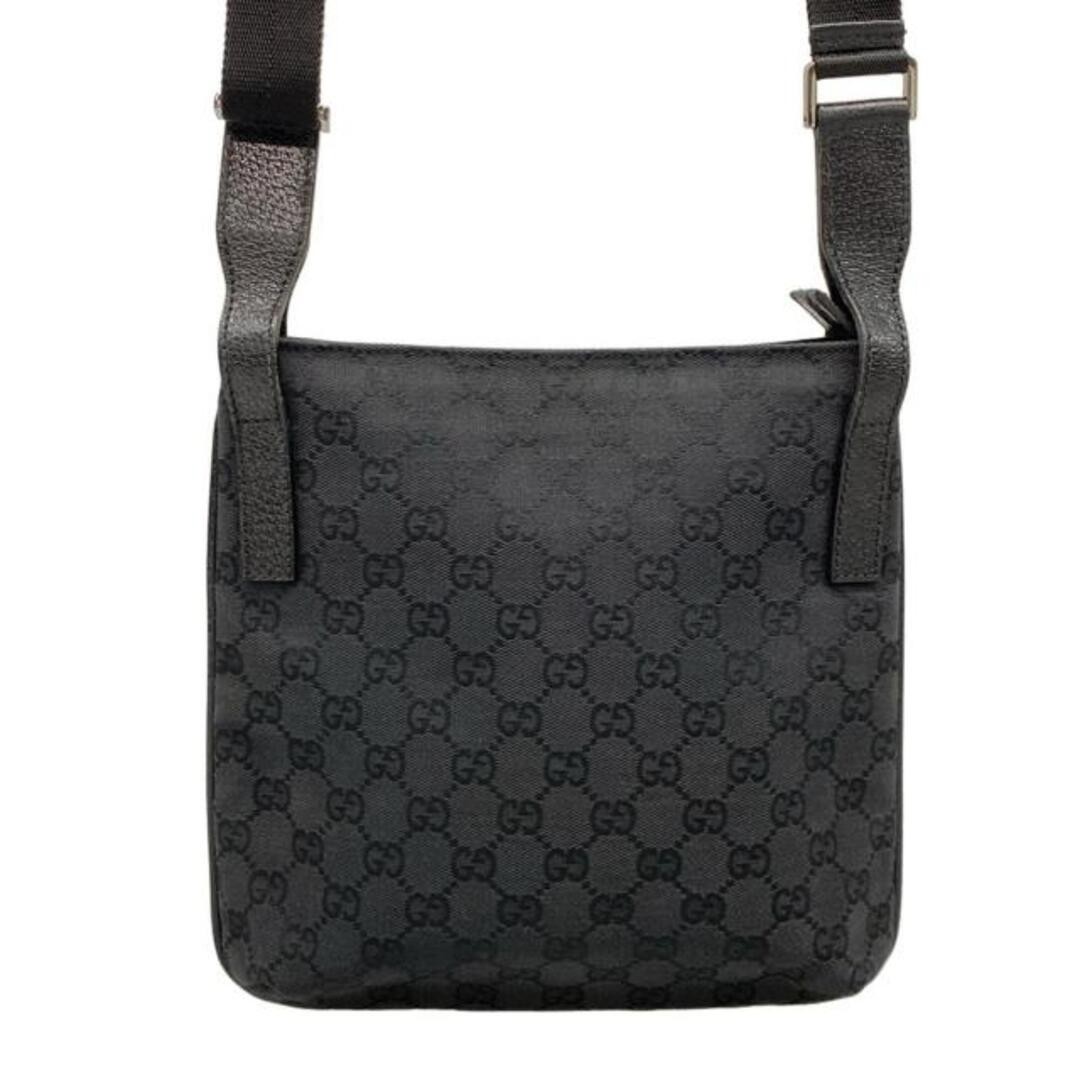 GUCCI GG Pattern Shoulder Bag Black Leather Used, 25.5x26cm, 122793 thumbnail 4