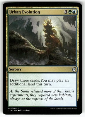 Urban Evolution 205 Uncommon Commander 2019 Magic: The Gathering Near Mint