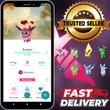 Shiny Dynamax Eevee and Evolutions For Trade ...