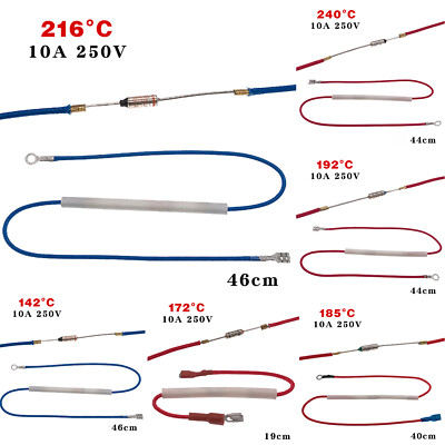 #ad For Electric Pressure Cooker Temperature Thermal Fuse 142 172 185 192 216 240℃ $7.41