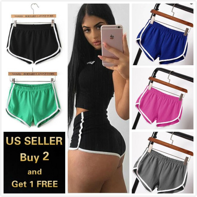 Women's Sports Shorts Yoga Gym Lady Jogging Lounge Summer Beach Pants
