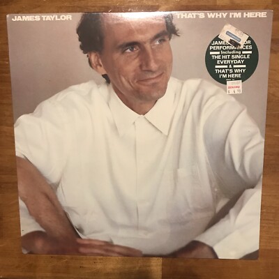 That's Why I'm Here LP - James Taylor (1985) SEALED Columbia   FC 40052 Hype NEW