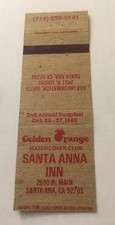 Vintage Matchbook Cover 1985  Matchcover  Club Santa Anna Inn CA