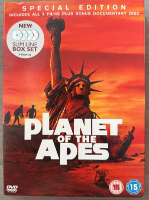 Planet of the Apes DVD Special Edition 5 Films Plus Bonus Documentary Disc DVDs