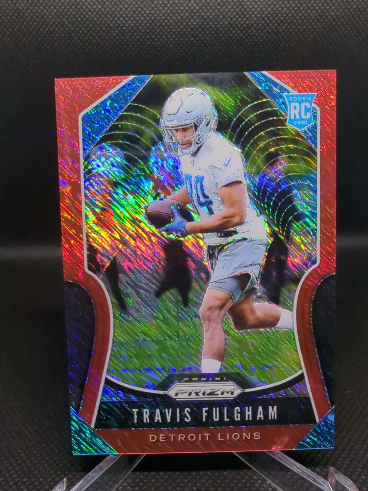 Travis Fulgham Panini Prizm #359 Red Shimmer