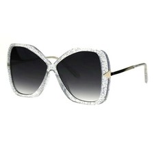 Oversized Fashion Sunglasses Women's Square Butterfly Arrow Frame UV400