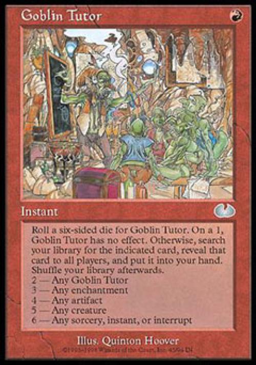 Goblin Tutor - Medium Play English MTG Unglued