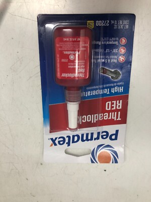 Permatex 27200 Hiigh Temperature ThreadLocker  Red 10ml