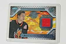 Jarome Iginla (Flames) 2000-01 Titanium Hockey Game Used Gear JERSEY Calgary #68