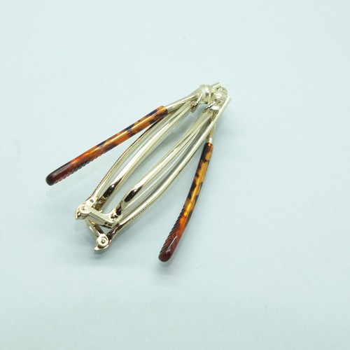 Klappbare Lesebrille zierlich klein goldfarbenes Gestell leichte Gläser Stärke +2,25 - Bild 4 von 4