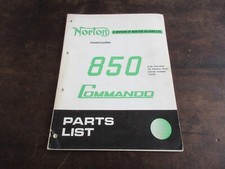 Norton Command0 850 Spares Parts List Parts Catalog Parts List