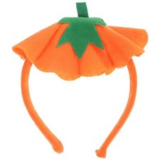 Pumpkin Headband: Halloween Pumpkin Hair Band Pumpkin Hat Headwear Elastic Pu...