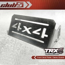 Piastra pattino anteriore / protezione servo per unità tattica Traxxas TRX-4 