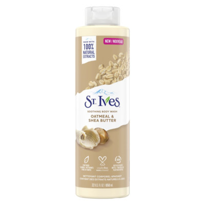 St. Ives Oatmeal and Shea Butter Soothing Body Wash 16 oz ( Free Shipping )