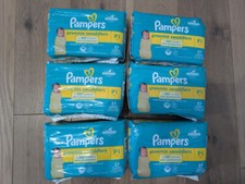 Pampers Swaddlers Diapers Preemie - Size P1, 27 Count, (Pack of 6)