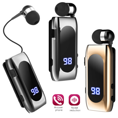 Bluetooth Headset Wireless Earphone In-ear Music Headphone Microphone with Clip