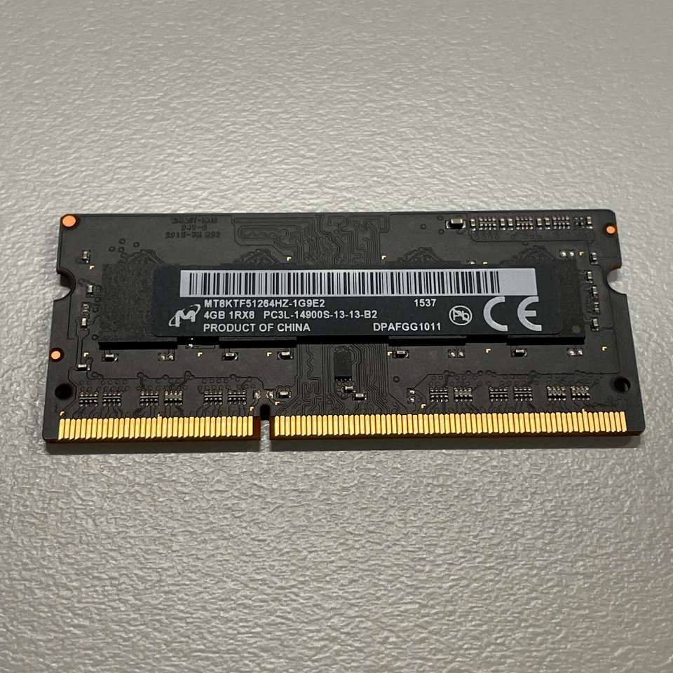 Micron 4GB DDR3 Ram PC3-14900 1866MHz SODIMM MT8KTF51264HZ-1G9E2 Apple iMac 2014 - Image 4 of 4