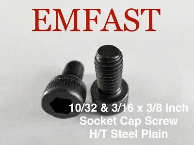 10/32 & 3/16 UNF x 3/8 Zylinderschraube mit Innensechskant hochfest Stahl Innensechskantschrauben